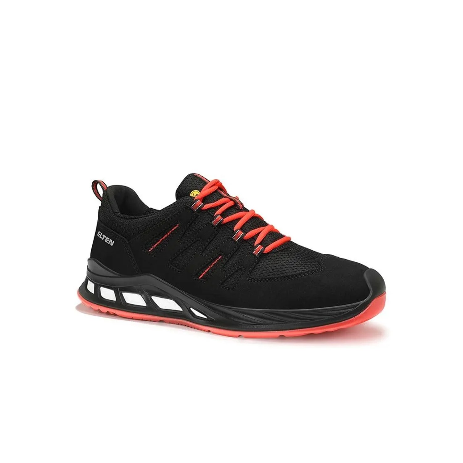 ELTEN Sicherheitshalbschuh MADDOX XXR BLACK RED Low ESD S3S Größe 41