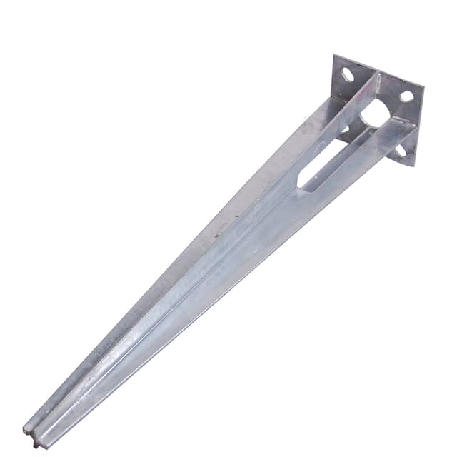 TRUTZHOLM Bodenhülse Durchmesser 34mm Bodeneinschlaghülse 50cm Länge Verzinkt 100x100mm