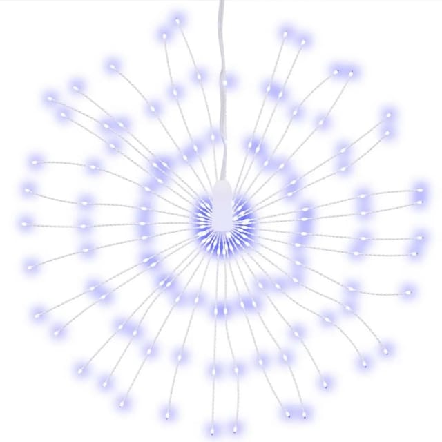 vidaXL Weihnachtsbeleuchtungen Feuerwerk 4 Stk 140 LEDs Blau 17cm 356224