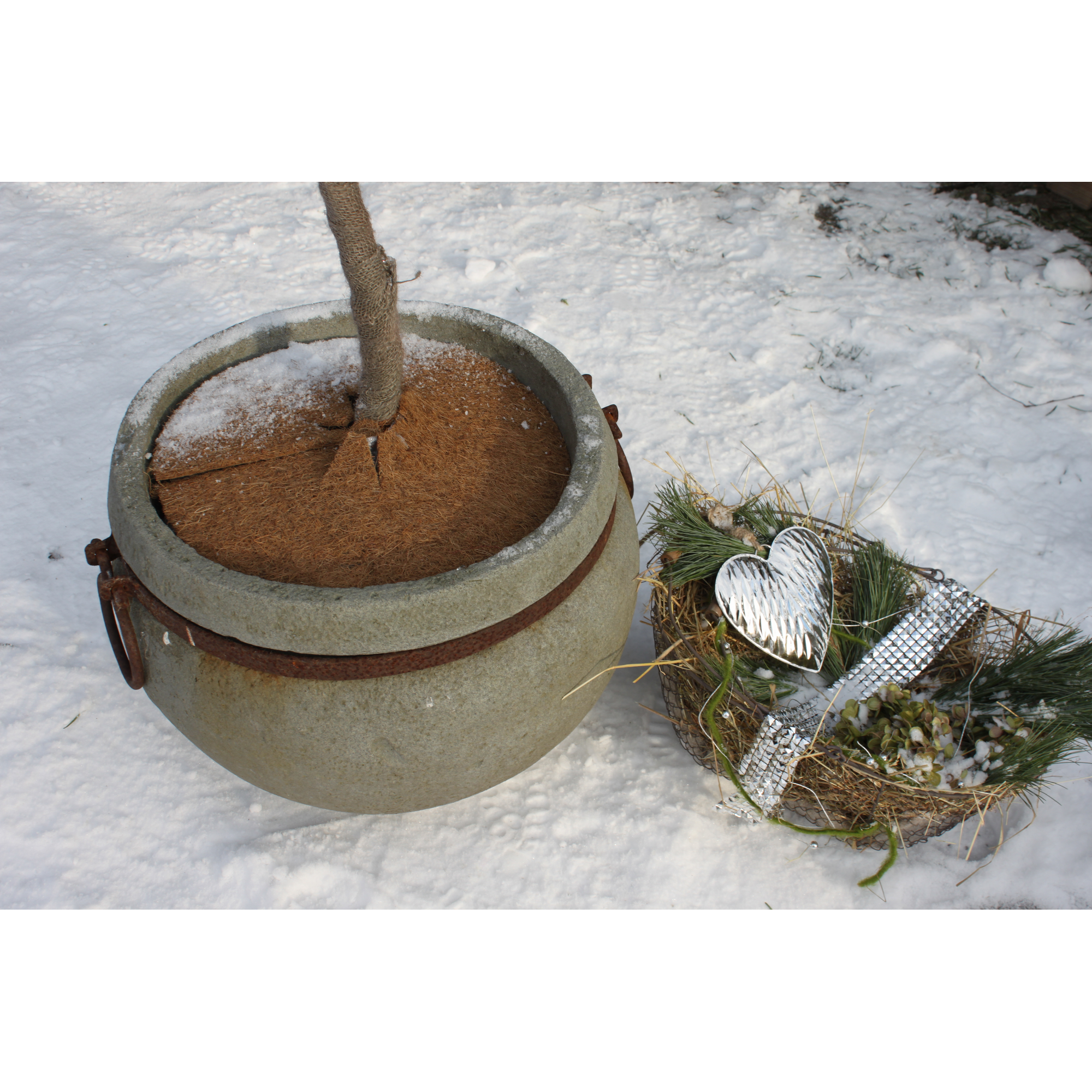 Winterschutz Kokos-Scheibe 'Classic' 100 % Cocos Ø 37 cm