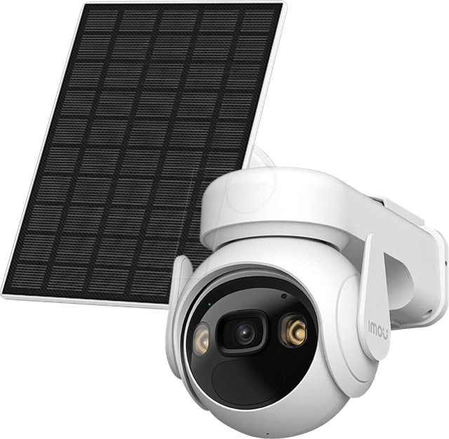 IMOU Überwachungskamera Cell PT Kit mit Solarpanel - Batteriebetriebene 3 MP WLAN-Kamera mit Schwenk- und Neigefunktion