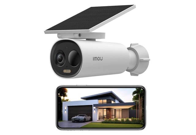 IMOU Überwachunskamera Cell 3C All-in-one Kabellose Batteriebetriebene 3 MP WLAN-Kamera Inklusive Solarpanel