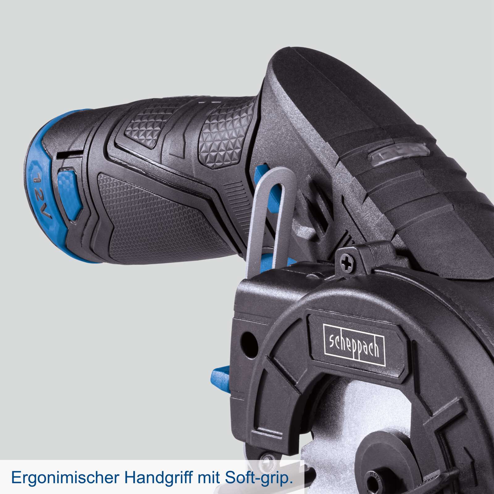 Akku-Handkreissäge C-HCS85-12/2 Scheppach - 12V | 20 Zähne | 1,1mm Schnittstärke | Ø85 mm x Ø15 mm x 0,8 mm | inkl. 2 Akkus und Ladegerät Bild 5