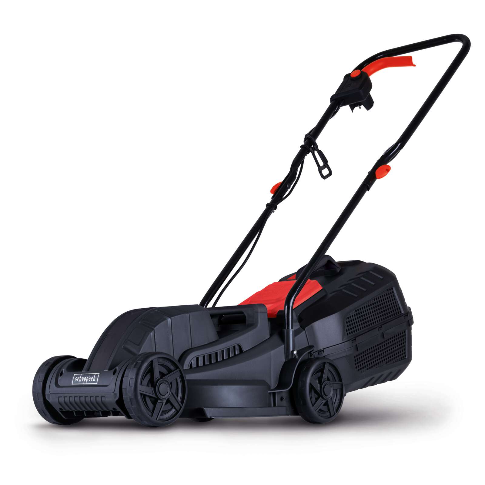 Elektro Rasenmäher ELM320 Scheppach - 230V 1300W | 32cm Schnittbreite | 30L Fangkorb | 20-60mm Schnitthöhe