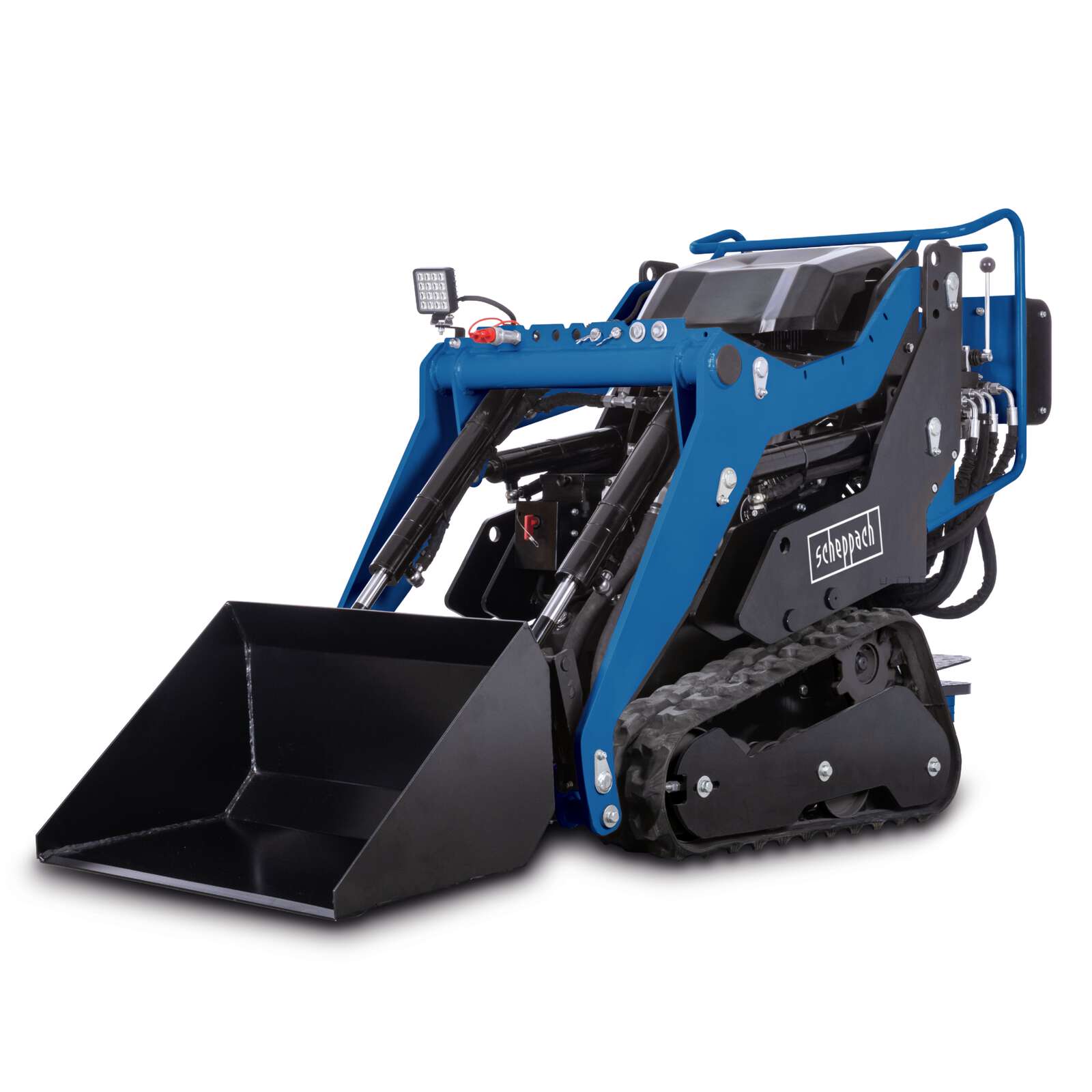 Scheppach Kompaktlader MKL730 - 8,5PS | 200kg Ladekapazität | E-Start | 740mm Spurbreite | Bagger in