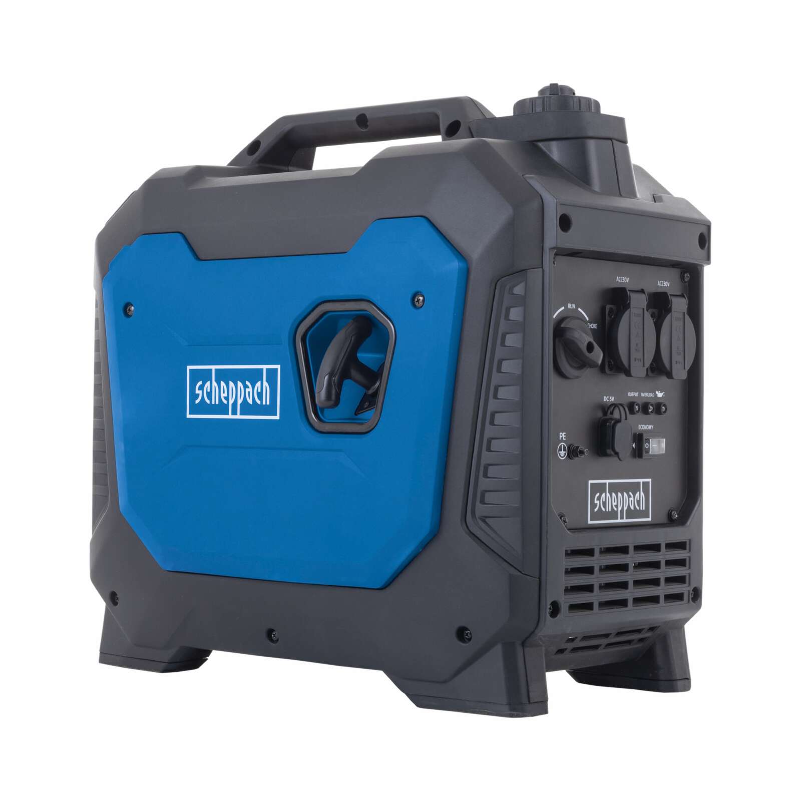 Benzin Inverter Stromerzeuger SG2500i Scheppach - 2000W | 2x 230V Steckdose | 1x USB-A / USB-C | 71,5 dB | Generator Bild 2