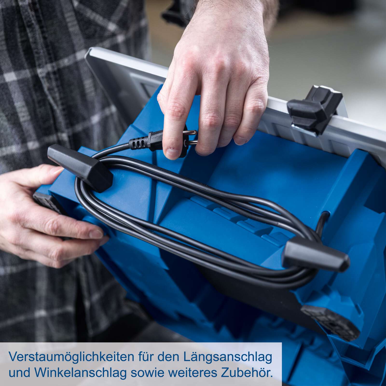 Stein- und Fliesenschneider WTS180 Scheppach - 710W | 34mm Schnitthöhe | 395x385 mm Tischgröße | 180mm Trennscheibe | Wasserkühlung