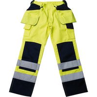 Warnschutzhose Almas 09131-470, warngelb/marineblau, Größe C50, 90 Bild 2