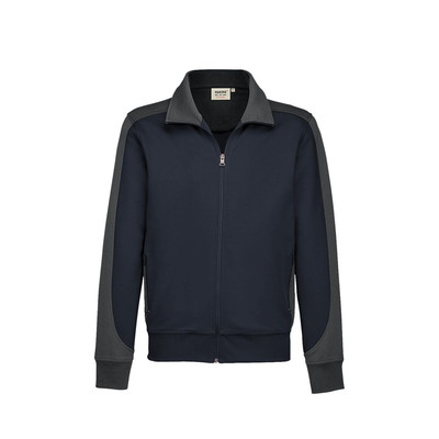 Sweatjacke Contrast Mikralinar® 477, tinte/anthrazit, Größe 6XL
