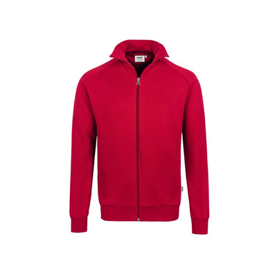 Sweatjacke College 606, rot, Größe 3XL
