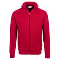 Sweatjacke College 606, rot, Größe 3XL Bild 2