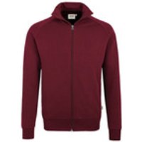 Sweatjacke College 606, weinrot, Größe 3XL Bild 2