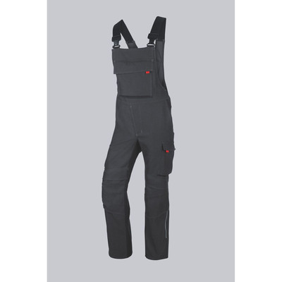 Latzhose, anthrazit/schwarz, Größe 54l
