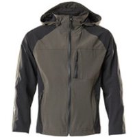 Hard Shell Jacke UNIQUE, Dunkelanthrazit/Schwarz, Größe 4XL Bild 2