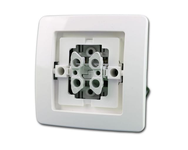 TEM EKONOMIK Doppel Wechsel Schalter Weiß 250V10A
