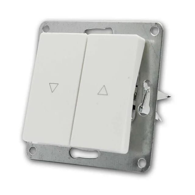McPower CUP Jalousie Taster Weiß 250V10A Unterputz