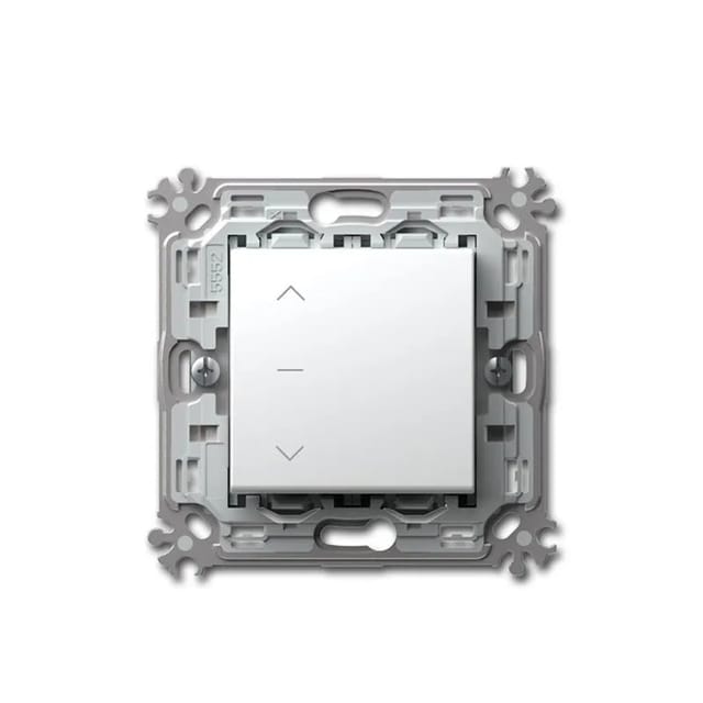 TEM MODUL PLUS Jalousien Schalter Weiß 250V16A UP