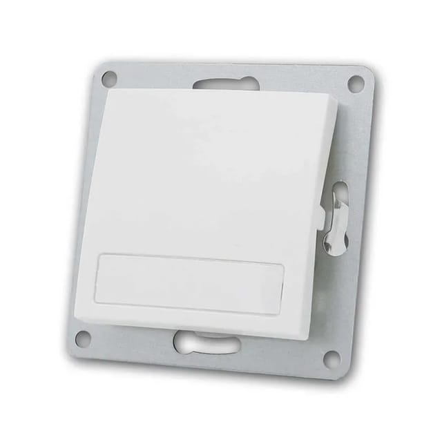 McPower FLAIR Taster Weiß 250V10A mit Namensschild