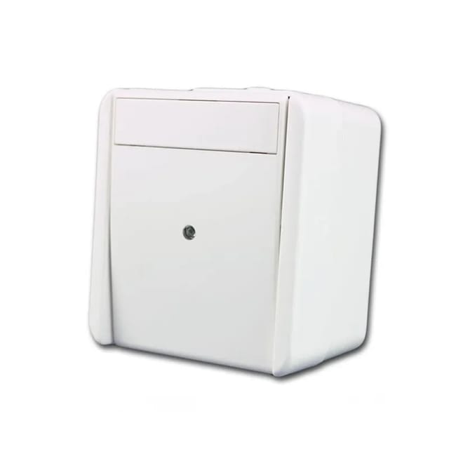TEM Fontana Kontroll Schalter Weiß 250V10A AP IP44