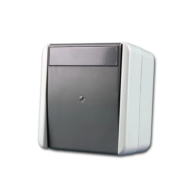 TEM Fontana Kontroll Schalter Grau 250V10A AP IP44