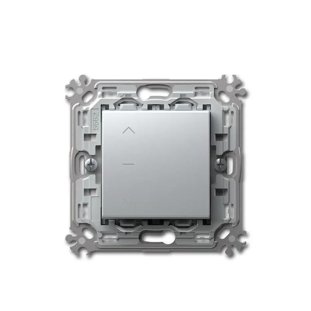 TEM MODUL PLUS Jalousien Schalter Silber 250V16AUP