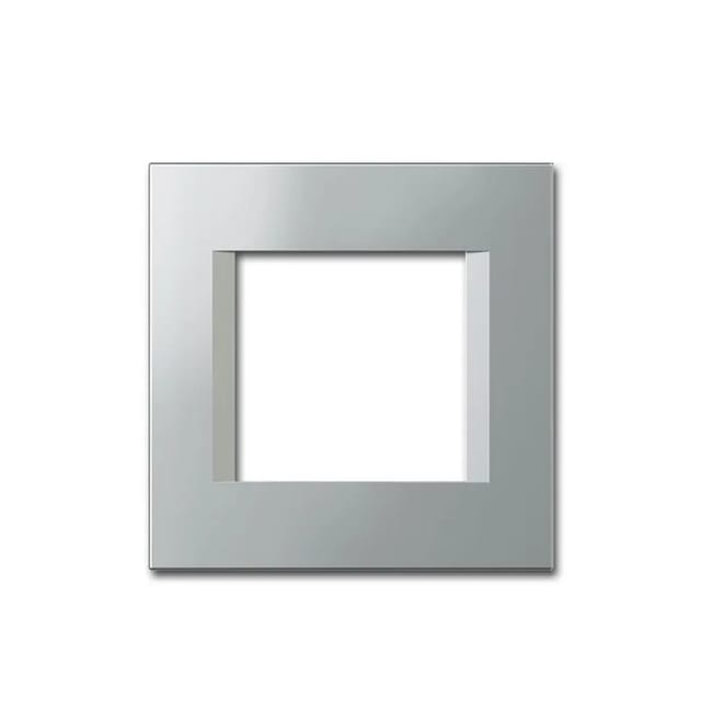 TEM MODUL PLUS 1-Fach UP Rahmen Silber Elox Line
