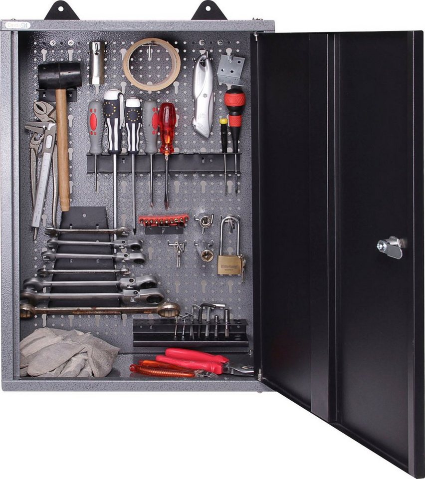 ONDIS24 Werkstatt-Set, 120 cm, mit Lochwandsystem inkl. Haken Bild 2