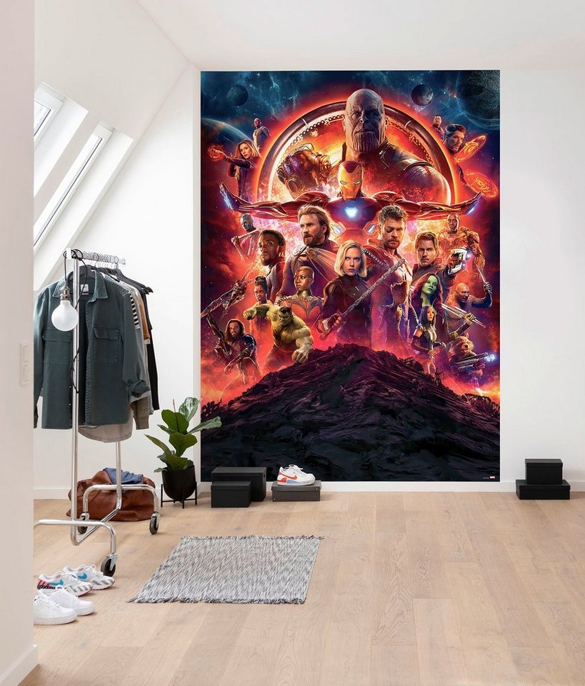 Komar Fototapete Avengers-Infinity-War-Movie-Poster - Größe 184 x 254 cm, glatt, bedruckt, (1 St), Kinderzimmer Bild 3
