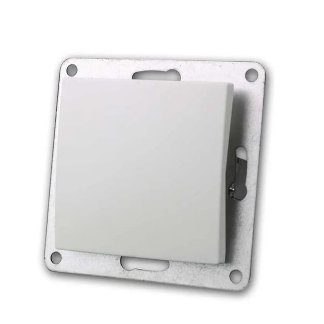 McPower FLAIR Wechselschalter weiß250V10Ao RahmKlemm