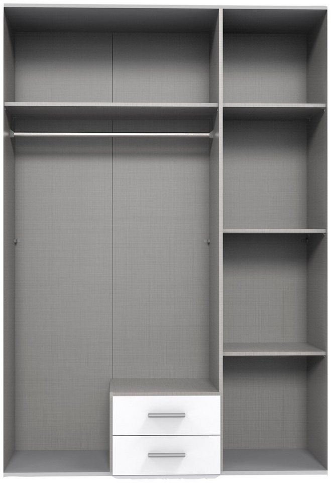Wimex Drehtürenschrank Lübeck Akustiklamellen Optik, ohne Spiegel, 135 oder 180cm breit Bild 4