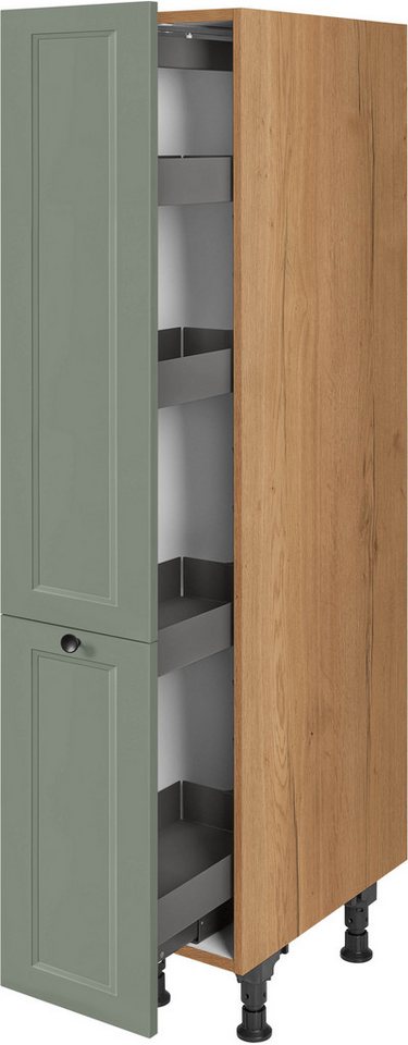 nobilia® Apothekerschrank "Cascada", mit 4 Einhängekörben, Breite 30 cm, Höhe 167,8 cm, vormontiert, Ein- und Auszugsdämpfung SoftStoppPro Bild 3