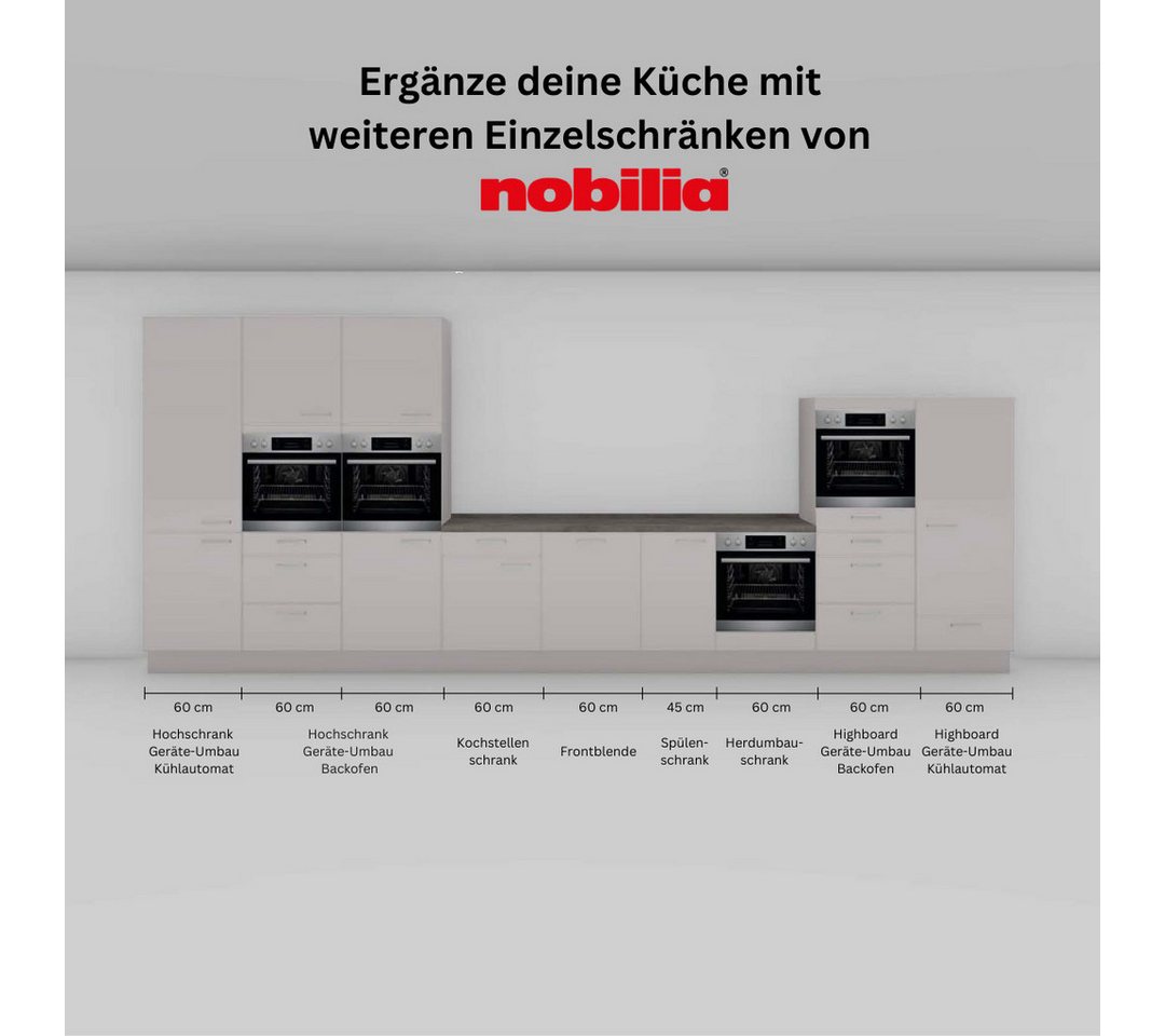 nobilia® Apothekerschrank "Cascada", mit 4 Einhängekörben, Breite 30 cm, Höhe 167,8 cm, vormontiert, Ein- und Auszugsdämpfung SoftStoppPro Bild 5