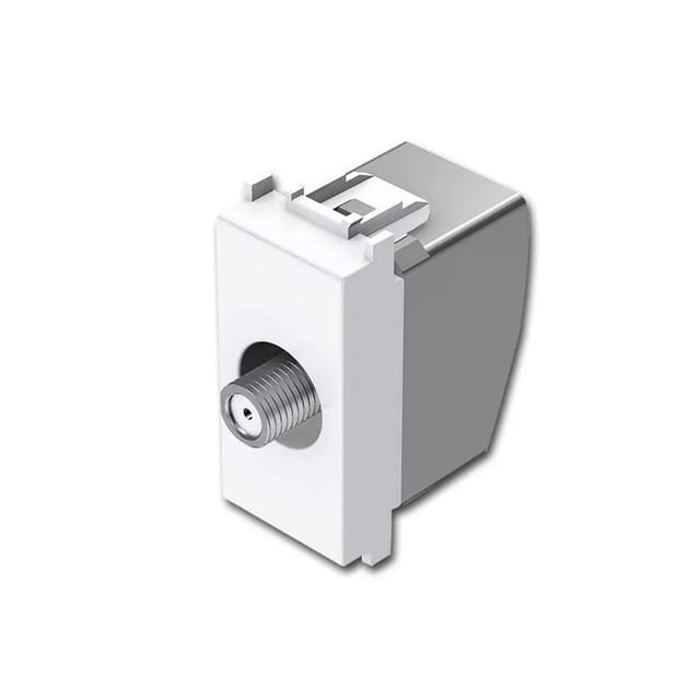 TEM MODUL PLUS Sat Steckdose 1M Weiß Enddose 1dB
