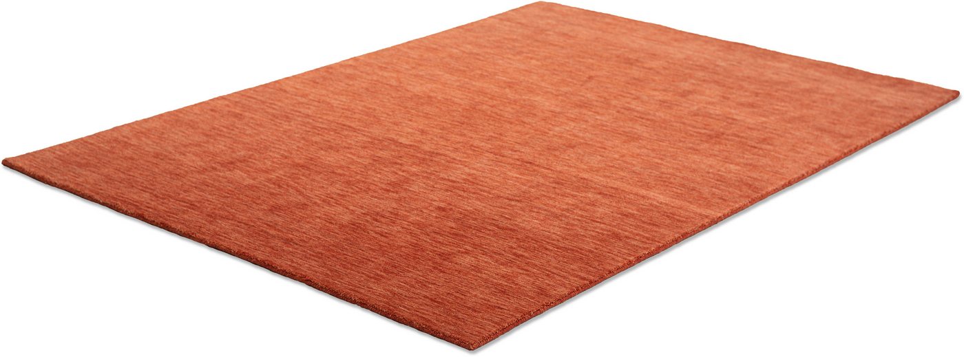 OTTO home Wollteppich Karchau, Handwebteppich, rechteckig, Höhe: 13 mm, reine Wolle, meliert, handgewebt, brilliante Farben