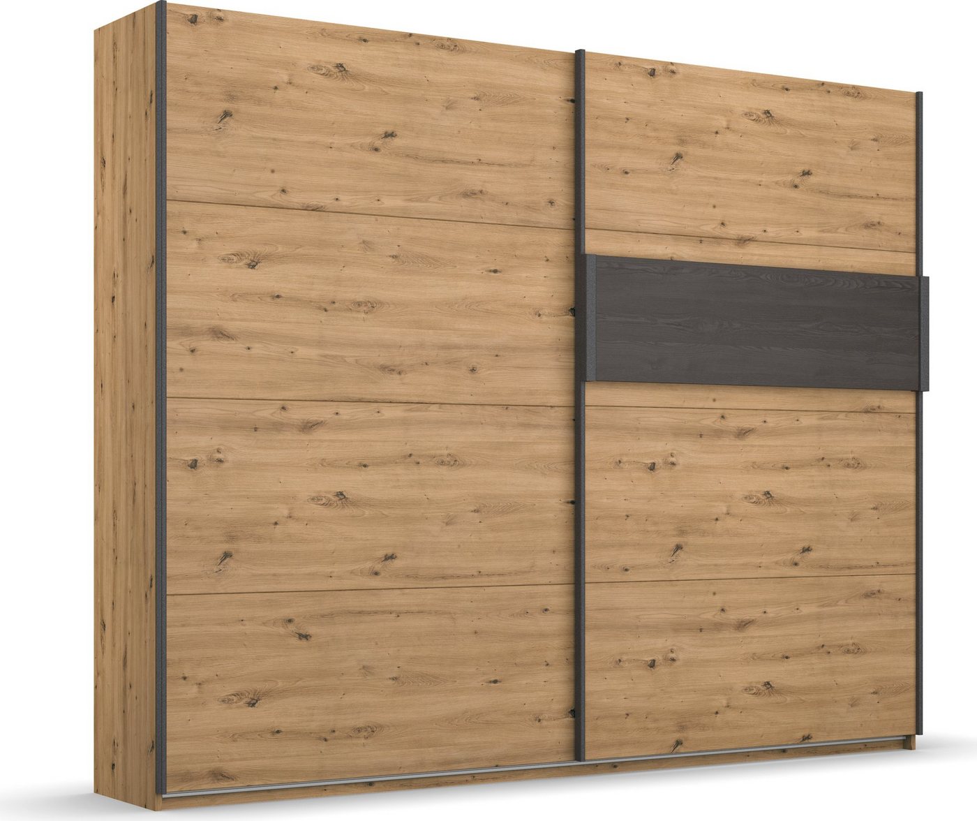 rauch Schwebetürenschrank Kleiderschrank Schrank Garderobe Schlafzimmerschrank APOLLON inkl. praktischem Hängeelement mit 6 Kleiderhaken MADE IN GERMANY