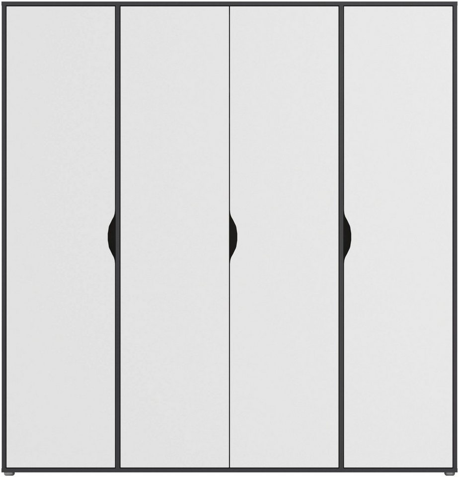 rauch Drehtürenschrank Kleiderschrank Schrank Garderobe Wäscheschrank NARAI viel Stauraum (in 3 verschiedenen Ausstattungen BASIC/CLASSIC/PREMIUM) Griffausfräsungen für eine grifflose Optik TOPSELLER MADE IN GERMANY