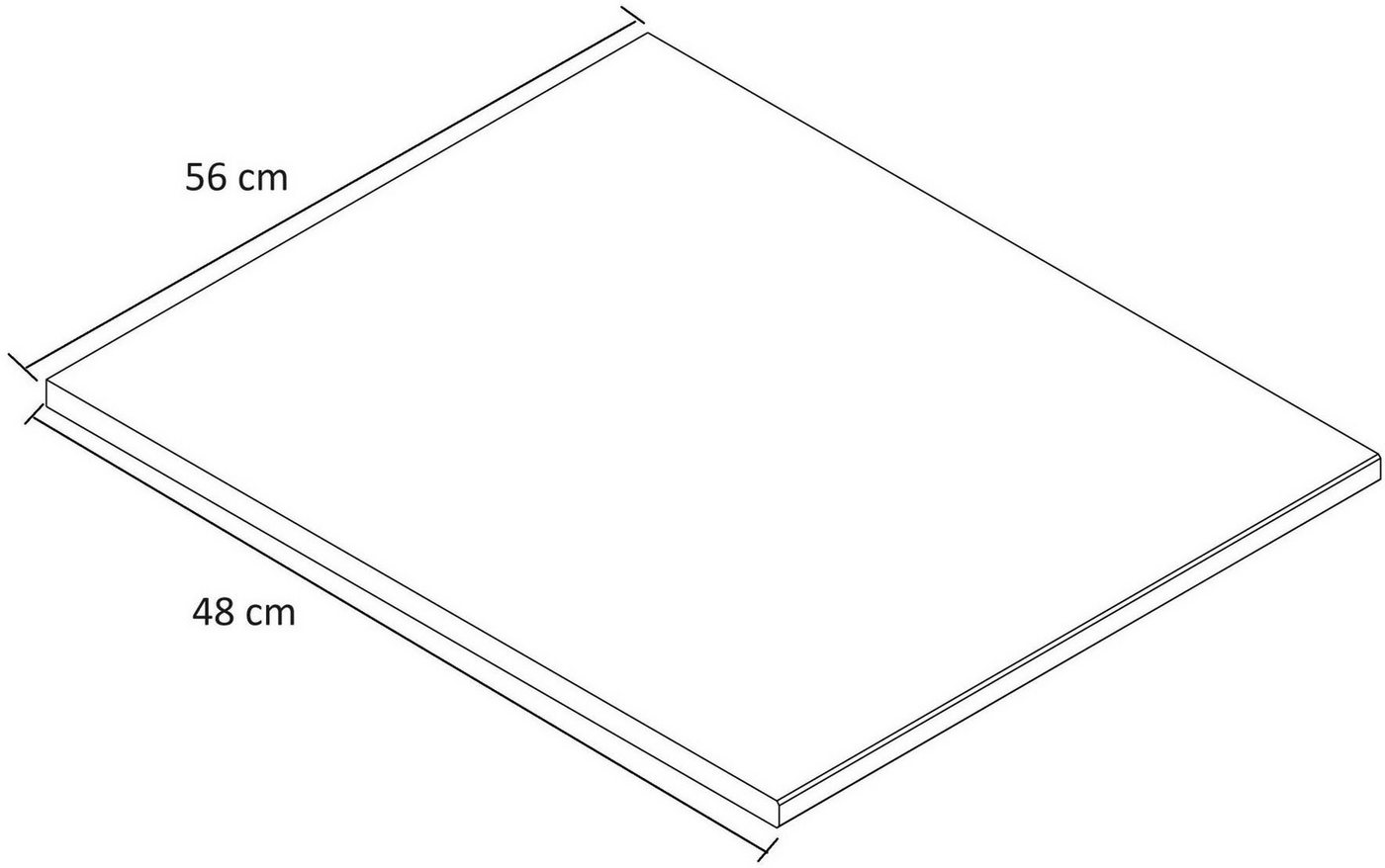 OTTO home Einlegeboden Hällevik Inneneinteilung, Stauraum, Zubehör für Schränke, Einlegeboden für Trennwand Hällevik 98 cm Breit/ Schrank mit 3 Türen Bild 3