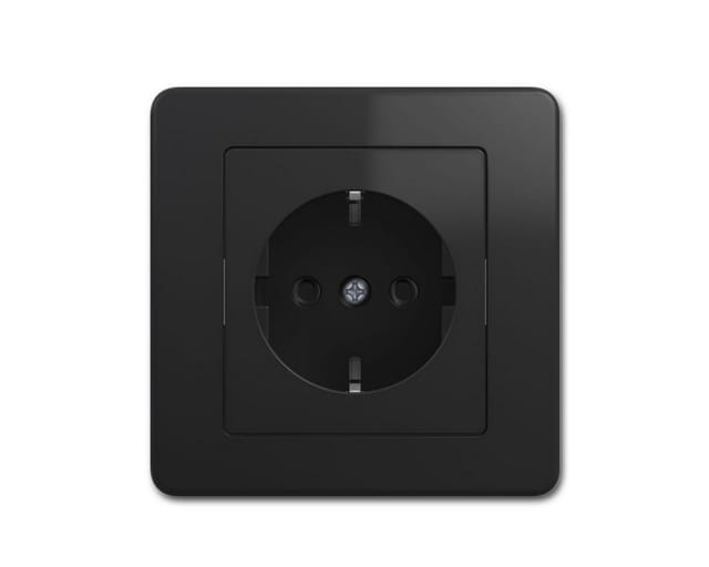 TEM EKONOMIK Schuko Steckdose Anthrazit 250V16A UP