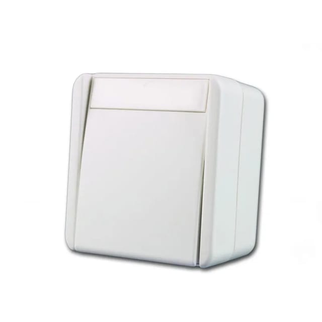 TEM Fontana Schalter 2 Polig Weiß 250V10A AP IP44