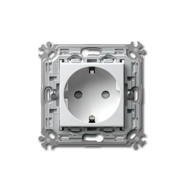 TEM MODUL PLUS Schuko Steckdose Weiß 250V16A UP
