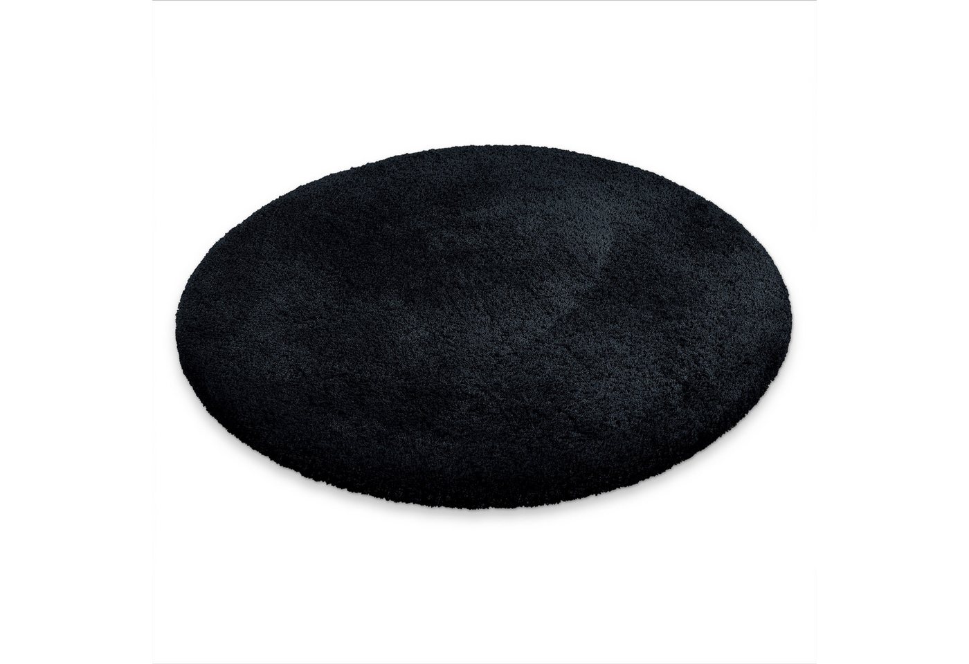 OTTO home Badematte Kaarin, Höhe 30 mm, rutschhemmend beschichtet, fußbodenheizungsgeeignet, Polyester, rund, Badteppich, getuftet, flauschig, hochflor, große Farbauswahl Bild 4