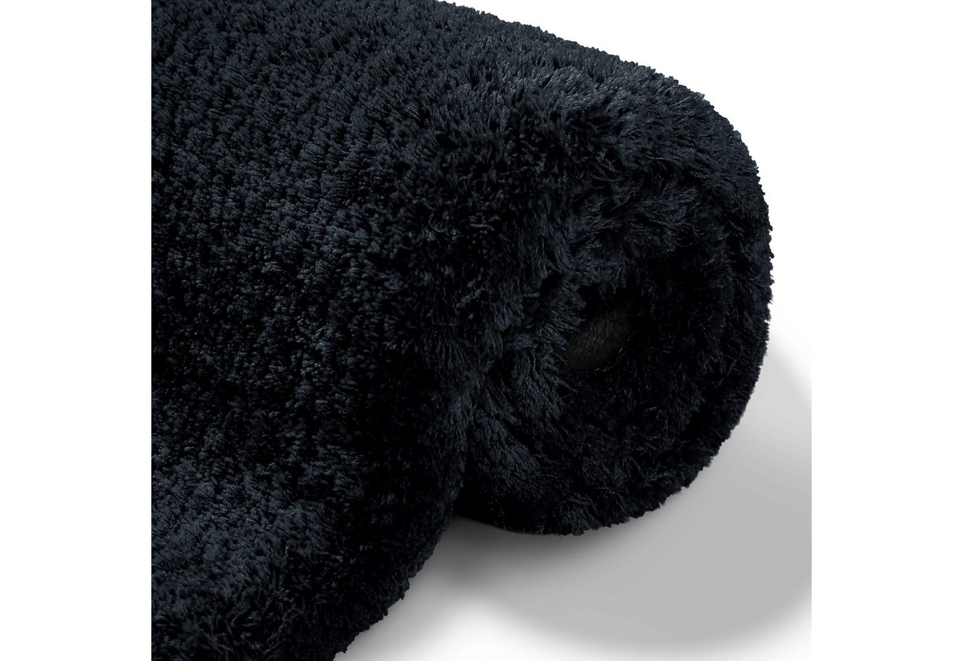 OTTO home Badematte Kaarin, Höhe 30 mm, rutschhemmend beschichtet, fußbodenheizungsgeeignet, Polyester, rund, Badteppich, getuftet, flauschig, hochflor, große Farbauswahl Bild 5