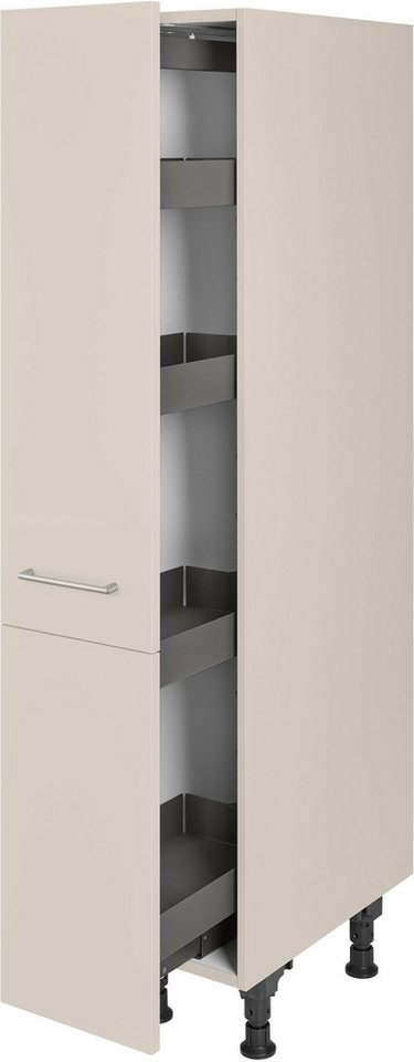 nobilia® Apothekerschrank "Laser", mit 4 Einhängekörben, Breite 30 cm, Höhe 167,8 cm, vormontiert, Ein- und Auszugsdämpfung SoftStoppPro Bild 2