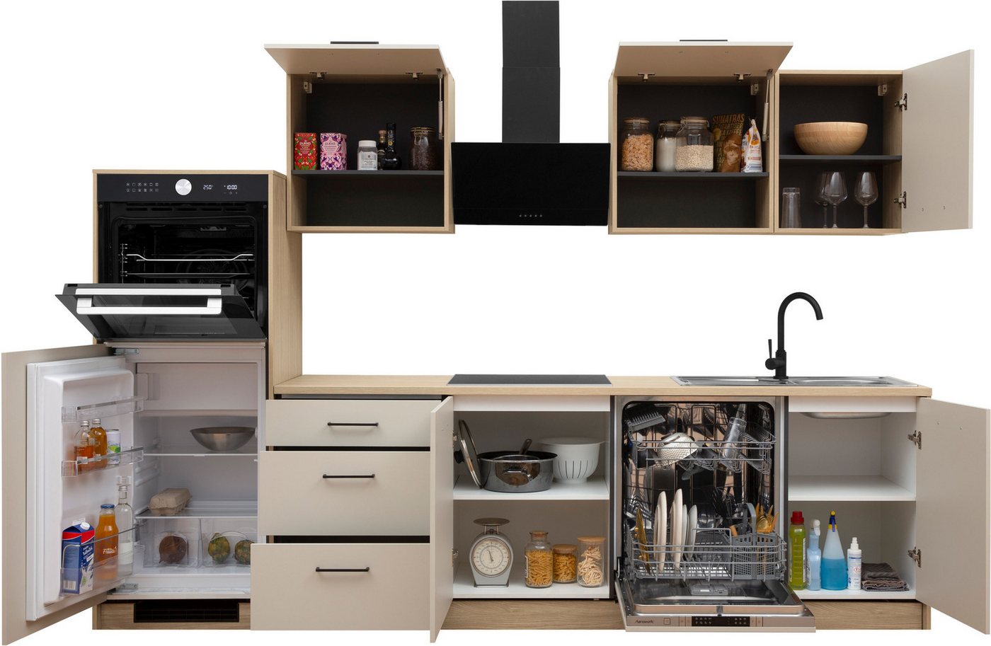 KOCHSTATION Hängeschrank KS-Kolari (1-St) Maße (B/T/H): 50 x 36,6 x 60,9 cm Bild 4