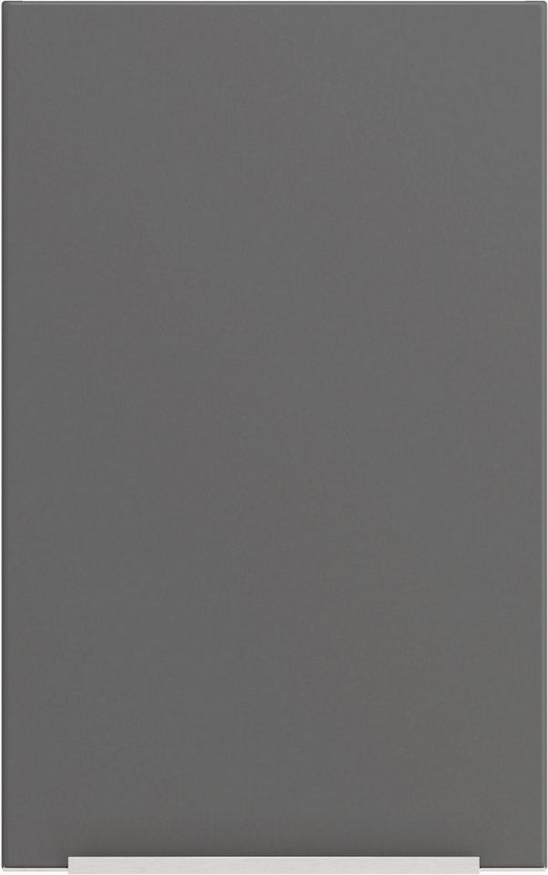 welltime Hängeschrank TRIENT, Hängeschrank 40 cm, gedämpfte Scharniere (Maße (B/H/T): ca. 40/64/20 cm) onyx-grey, gedämpfte Tür, verstellbare Einlegeböden Bild 3