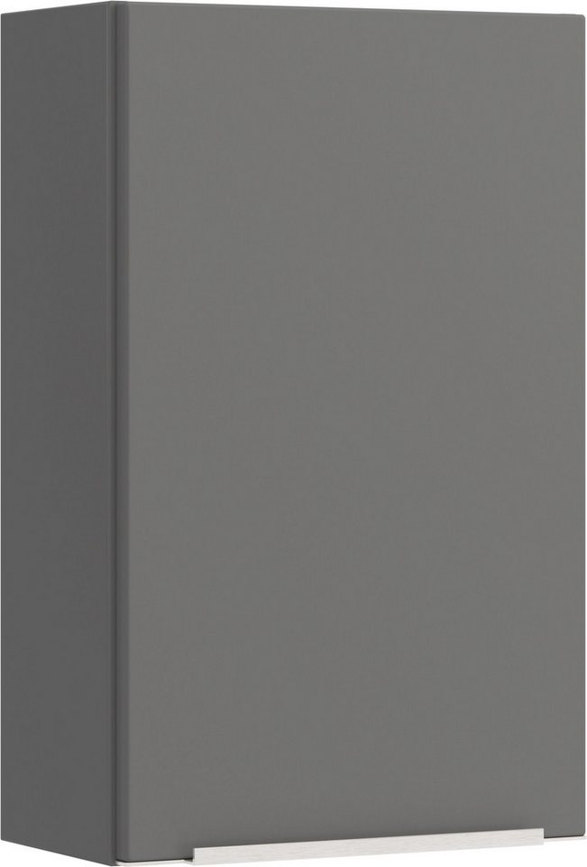 welltime Hängeschrank TRIENT, Hängeschrank 40 cm, gedämpfte Scharniere (Maße (B/H/T): ca. 40/64/20 cm) onyx-grey, gedämpfte Tür, verstellbare Einlegeböden Bild 5