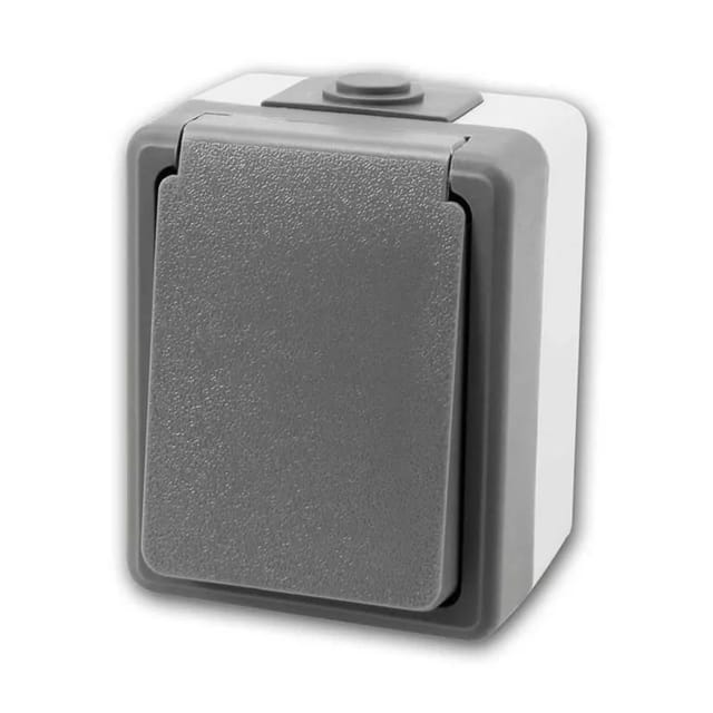 McPower Feuchtraum Steckdose SECURE 250V16A IP44