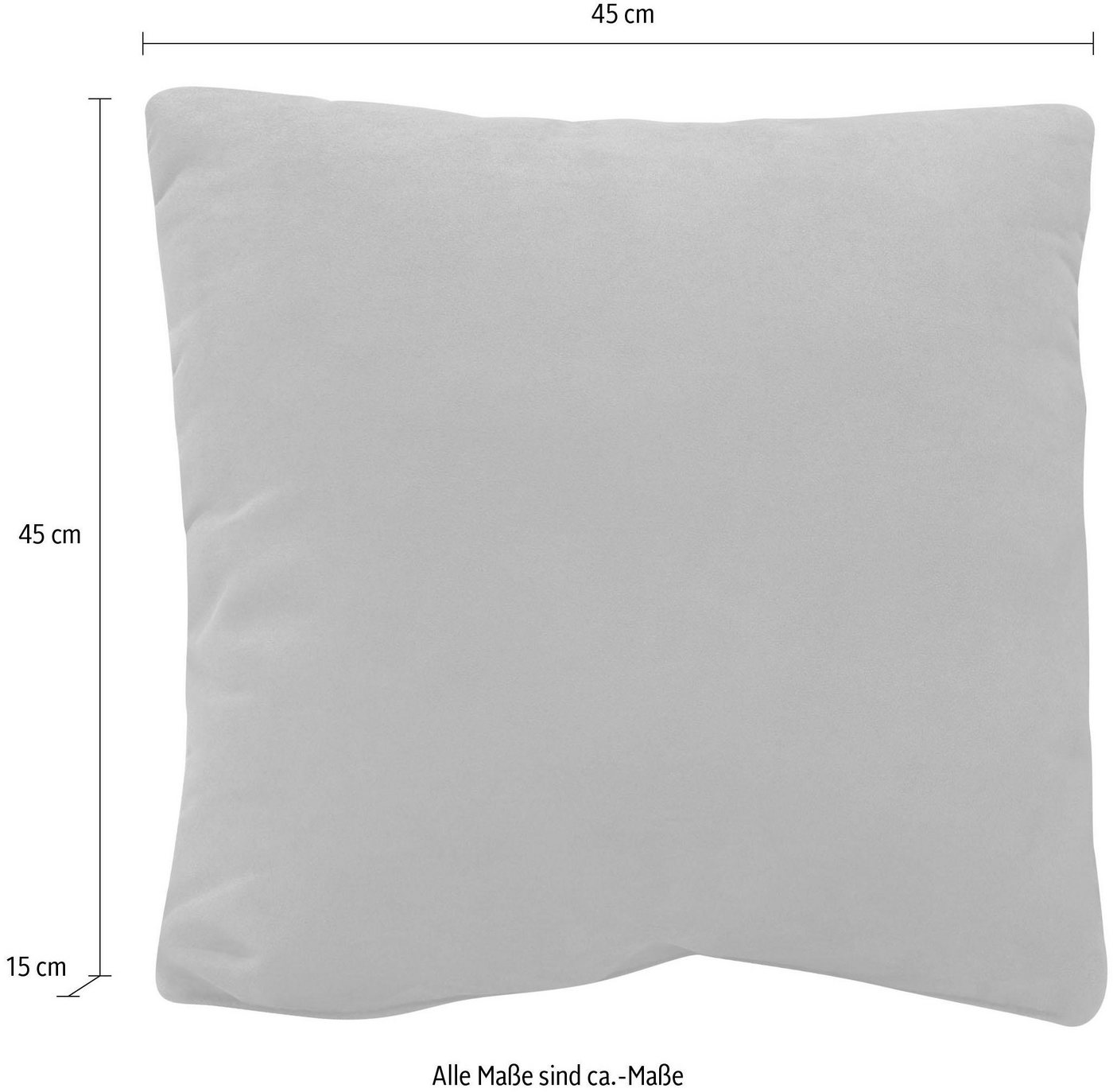 Home affaire Sofakissen Palmera, B: 45 cm, (2 St), Set: 2 Stück, passend zur Serie Bild 2