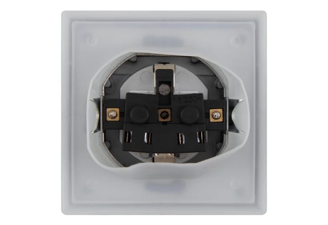 McPower FLAIR Steckdose IP44 anthraz250V16AUP m Rahme
