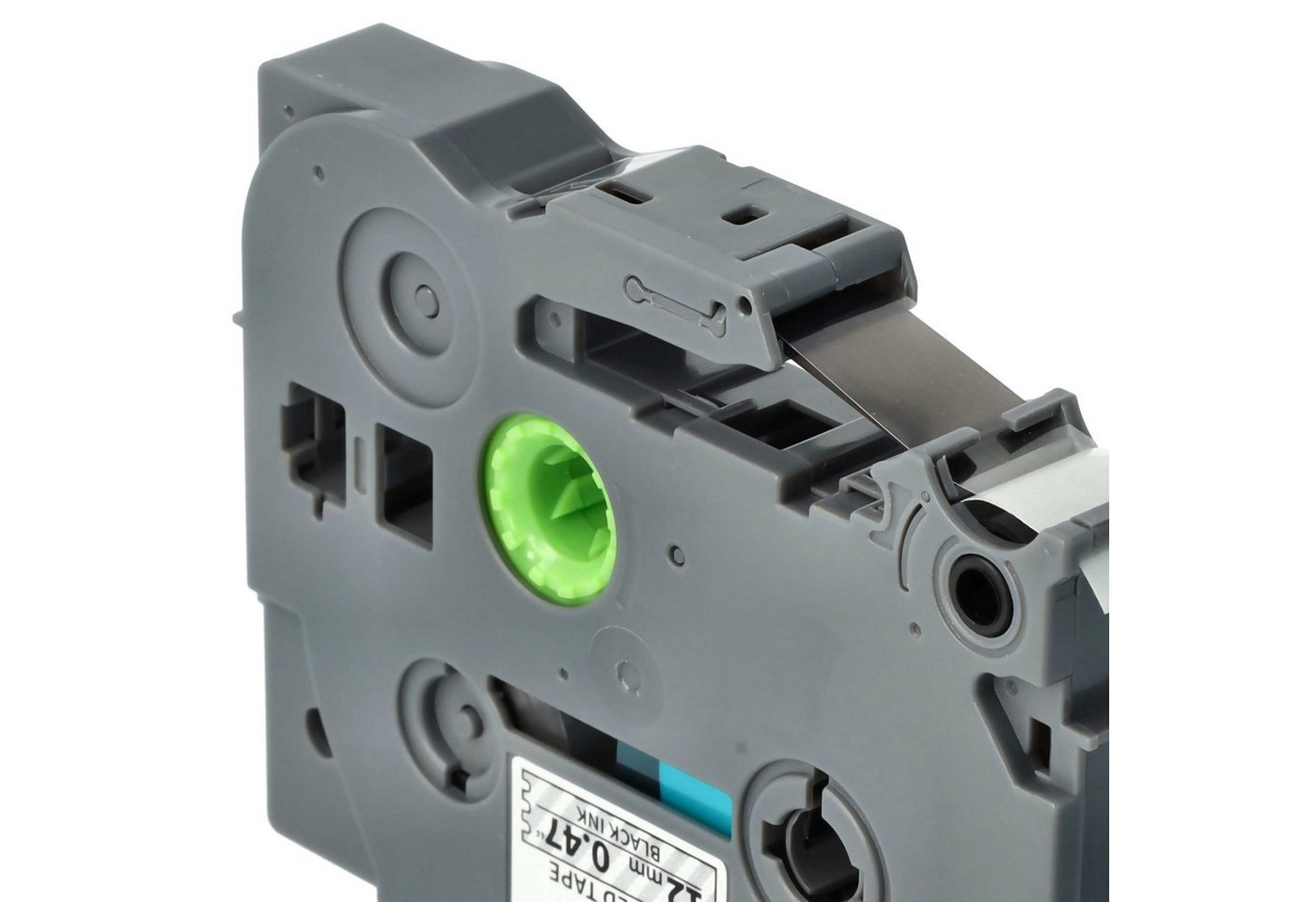 vhbw Beschriftungsband passend für Brother PT H107B, H108, H108GT, H300, H110BK, H200, H110, Hochwertige Patrone für Ihren Etikettendrucker, Ihr Beschriftungsgerät Bild 4